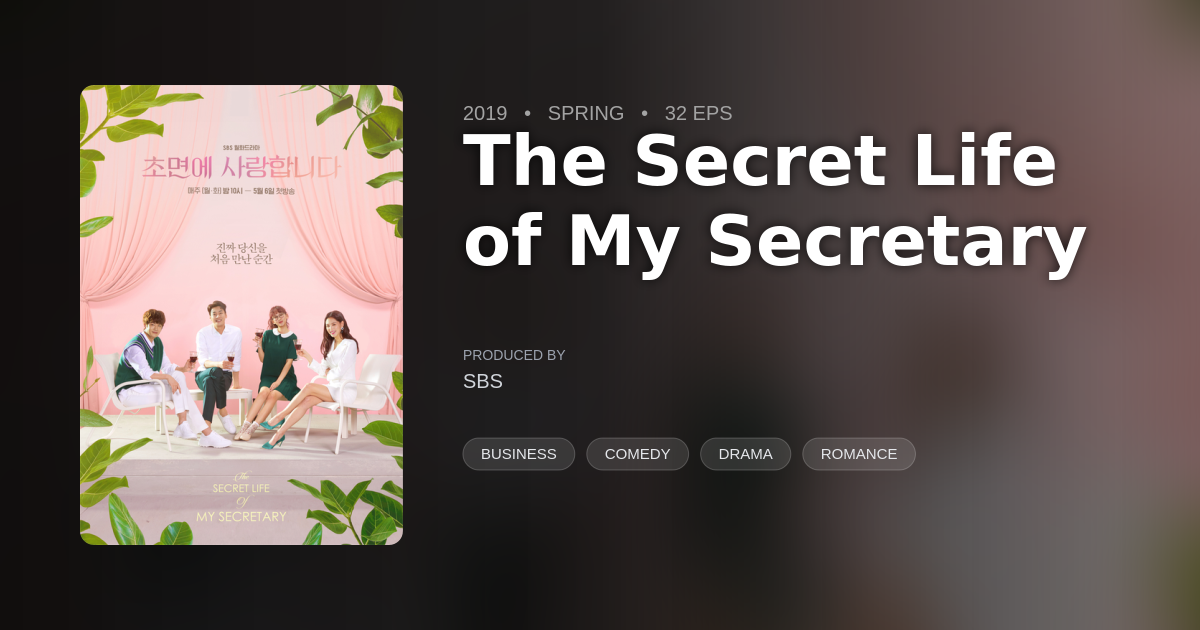 The Secret Life of My Secretary - DramaList