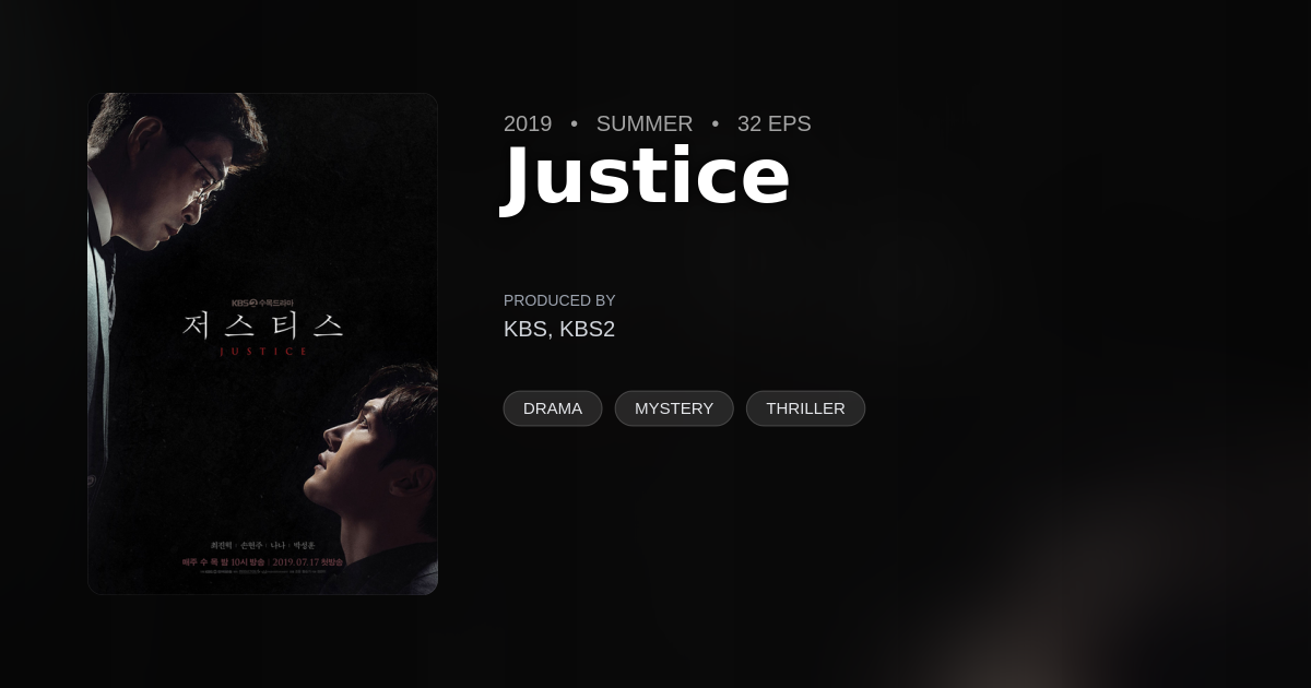 Justice episodes - Dramalist