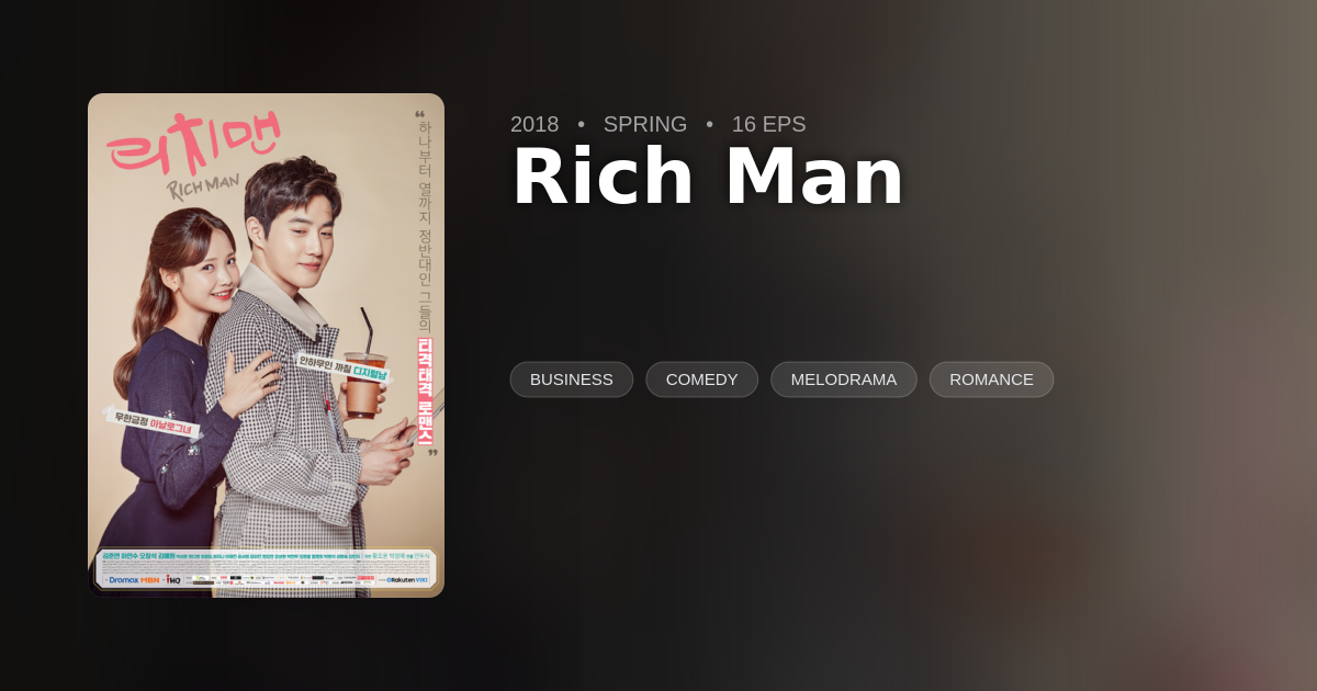 Rich Man - DramaList