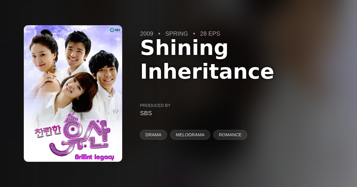Shining Inheritance - DramaList