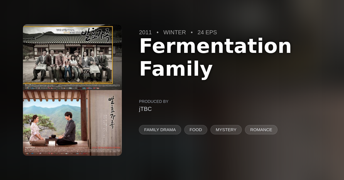 Fermentation Family - DramaList
