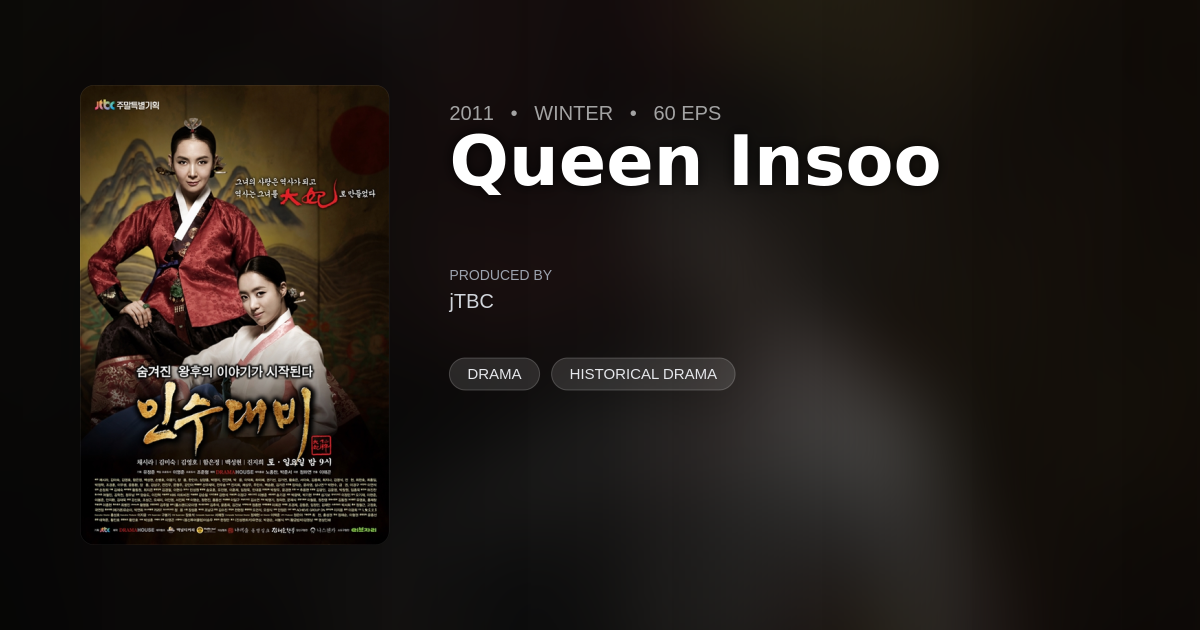 Queen Insoo - DramaList