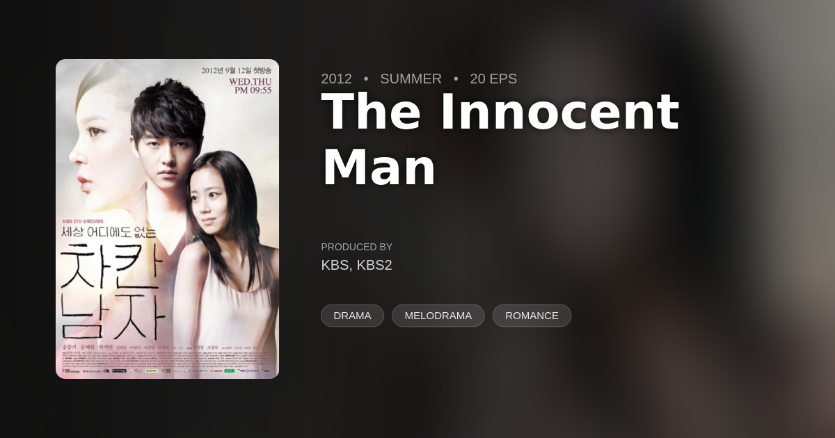 The Innocent Man - DramaList
