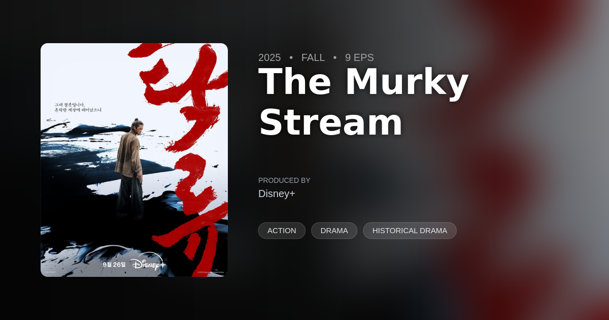 The Murky Stream - DramaList