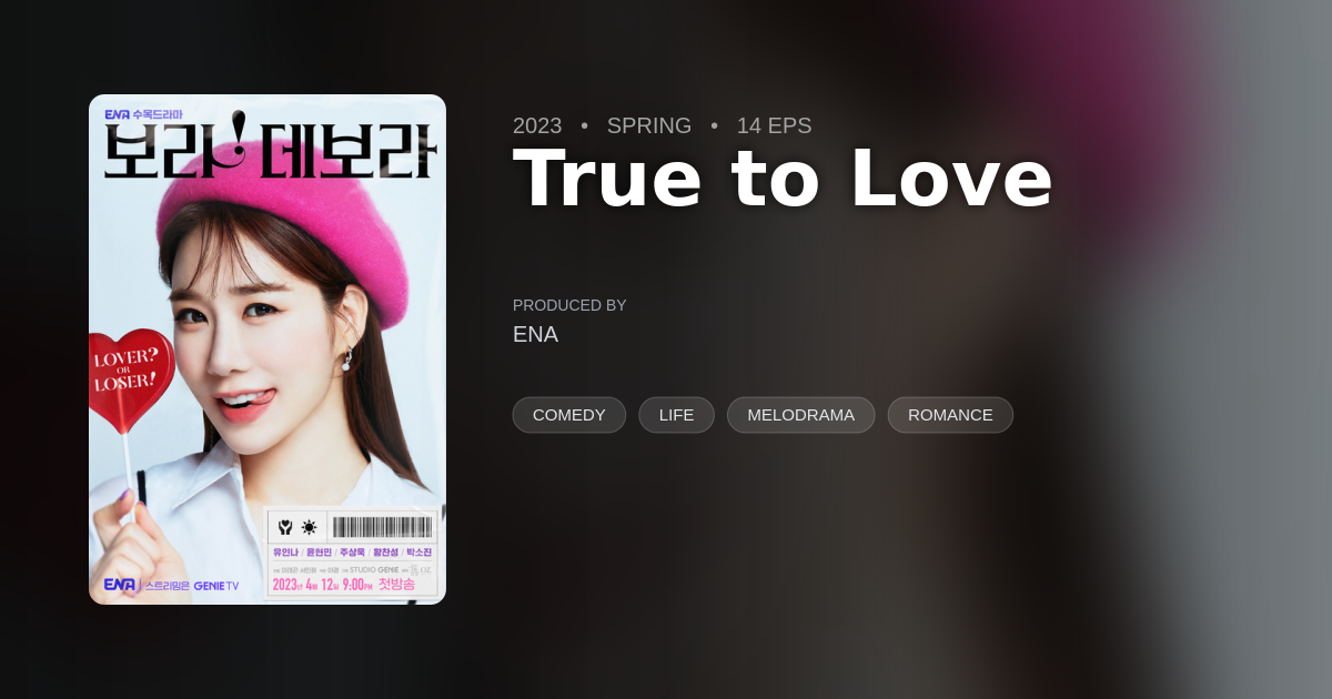 True to Love - DramaList